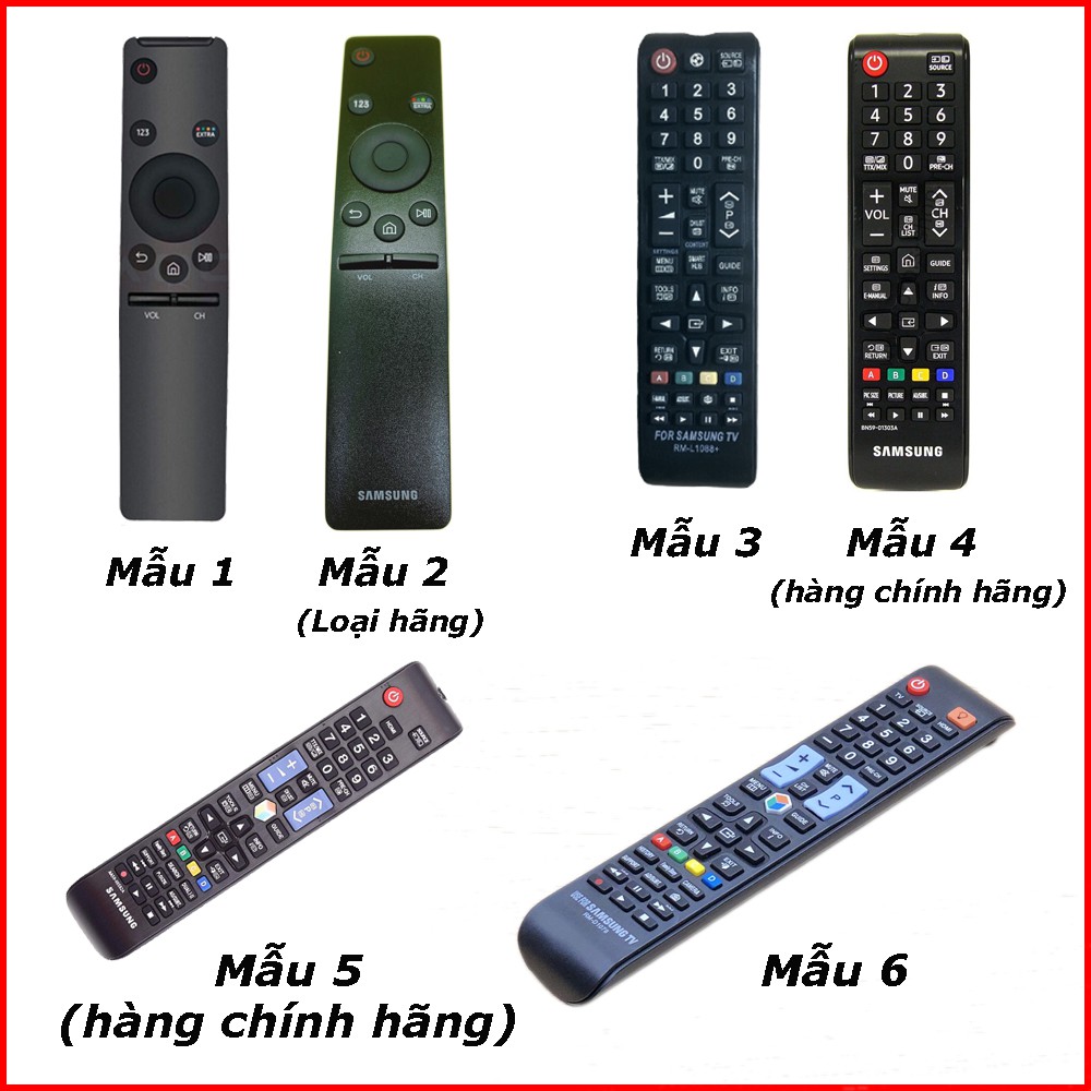 Remote điều khiển TV Samsung chọn mẫu