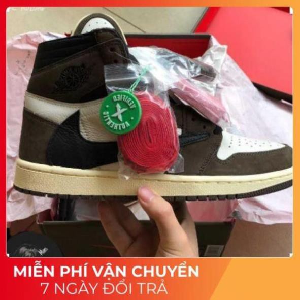 Xa Free NEW- Chất -  Giày Bóng Rổ AJ1 Travi.Scott (Ảnh Thật) Tốt Nhất . RẺ VÔ ĐỊCH XCv " * ' ? * | BigBuy360 - bigbuy360.vn