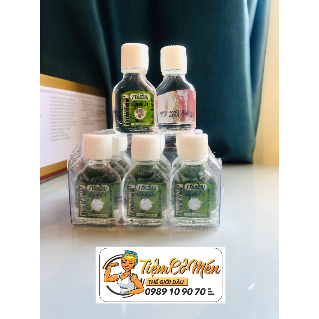 01 Chai Dầu Nóng Eucalyptus Green Herb Thái Lan (khuynh diệp) - 3ML