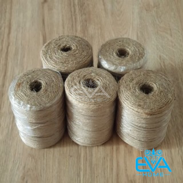 20 Mét Dây Bố Dây Thừng Dây Gai Trang Trí Handmade 2 mm