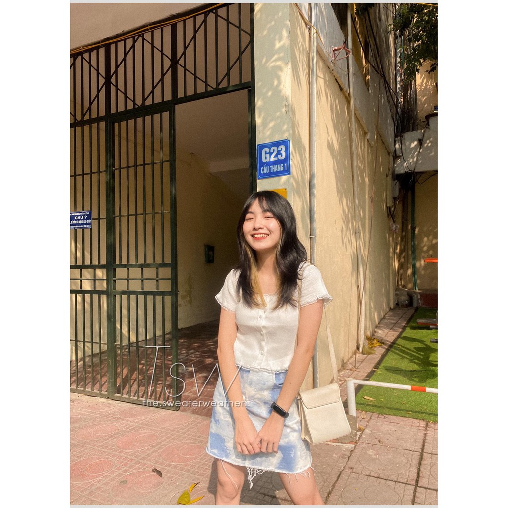 Chân váy ngắn loang màu (Ảnh thật) | BigBuy360 - bigbuy360.vn