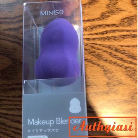 Bông mút hồ lô Miniso Makeup Blender màu tím