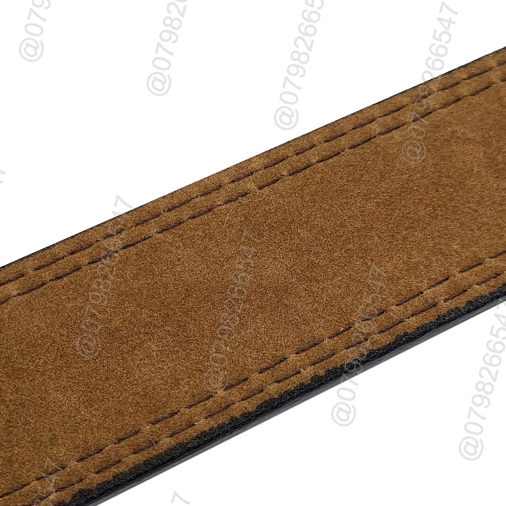 Dây lưng nam cao cấp giả da DHM-083 | Đầu khoá kim đồng kiểu vuông | Bảo hành 12 tháng