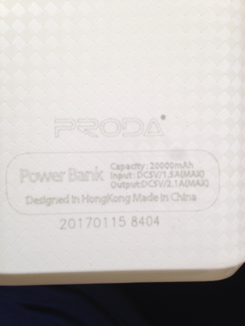 Sạc dự phòng Remax Proda 20000mAh