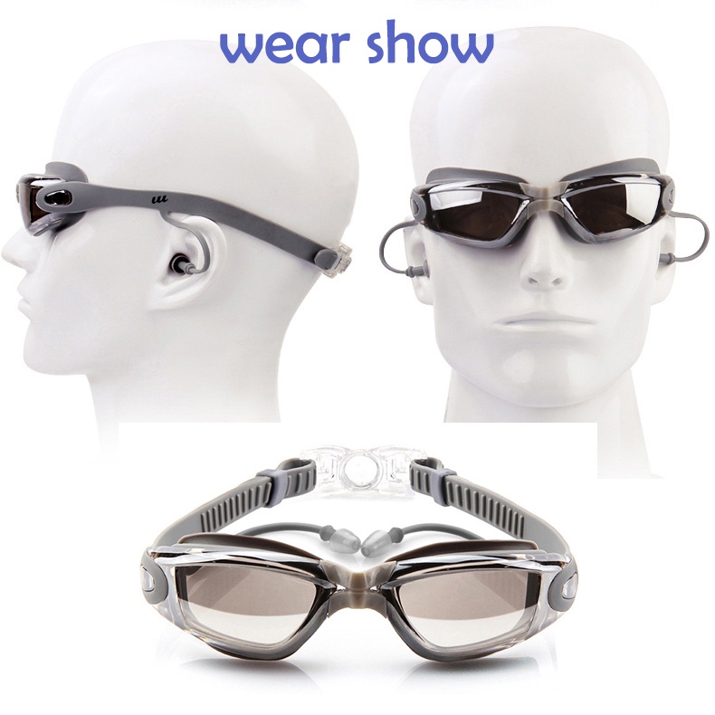 YOUYOU Kính Bơi Khung Lớn Chống Sương Mù/ Thấm Nước Tiện Dụng