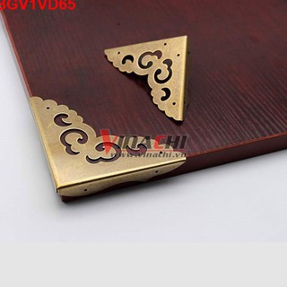 Bịt góc vuông hoạ tiết  trang trí, nẹp góc vuông tủ, giường, bàn ghế, hộp kt 65*65mm - 1 chiếc