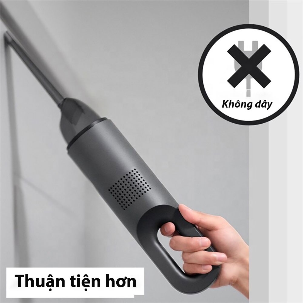 Máy hút bụi ô tô xe hơi mini không dây cầm tay 70Mai PV01