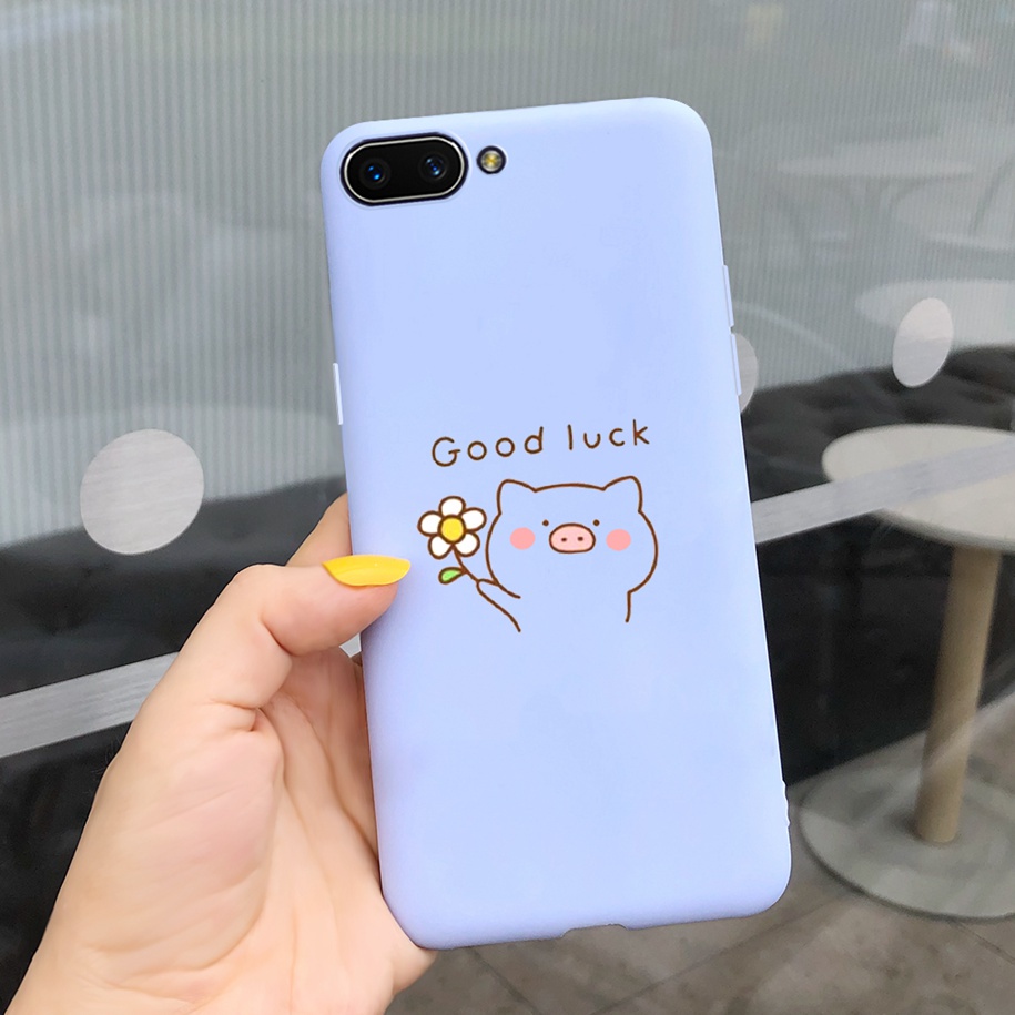 Ốp Điện Thoại Silicon Mềm Chống Sốc Cho Oppo A3s A12e A3s A 3s CPH1803 CPH1853 CPH1809 RealmeC1 A1603