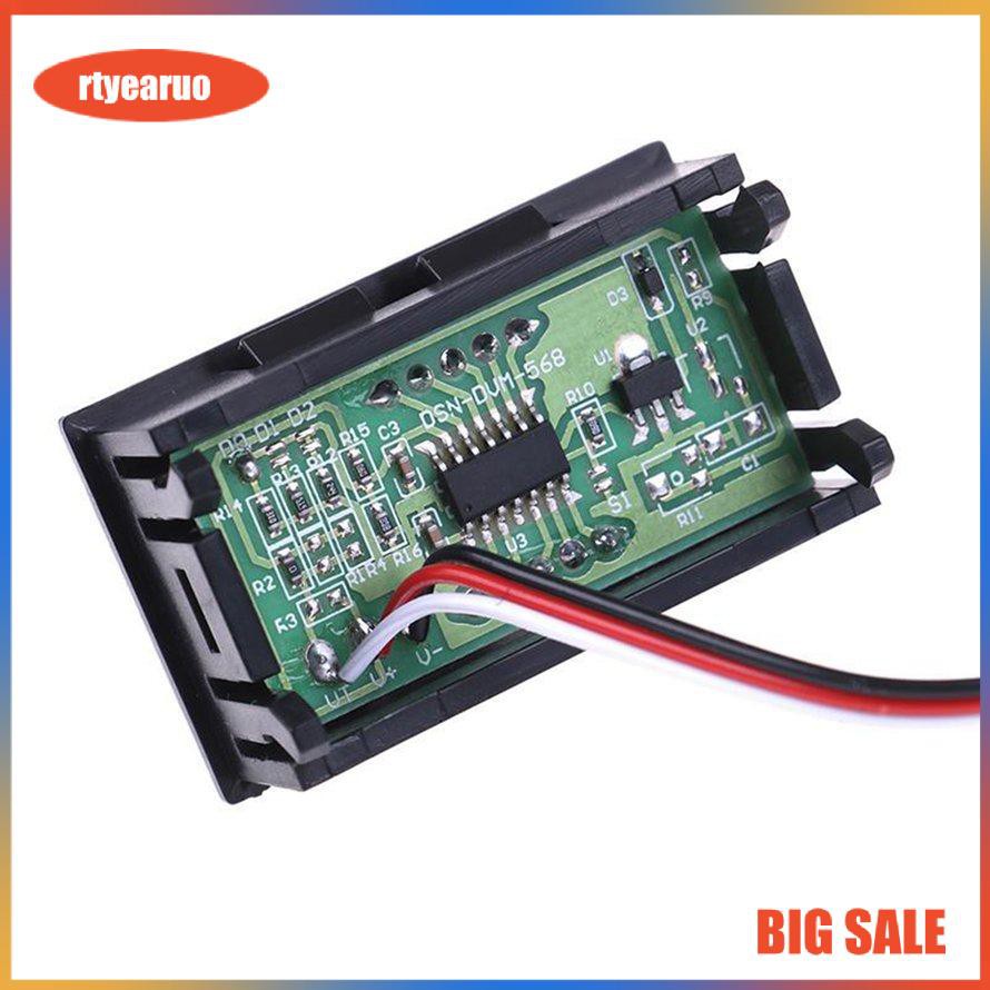 LED Digital Display Panel Two-wire DC Digital Voltmeter Car Motor Reverse