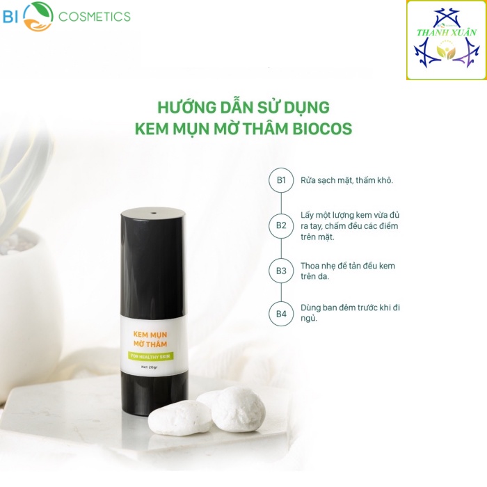 [BIOCOS] Kem Mụn Ngừa Thâm BioCos Trắng Da, Ngăn Ngừa Mụn Làm Mờ Thâm Nám 20gr