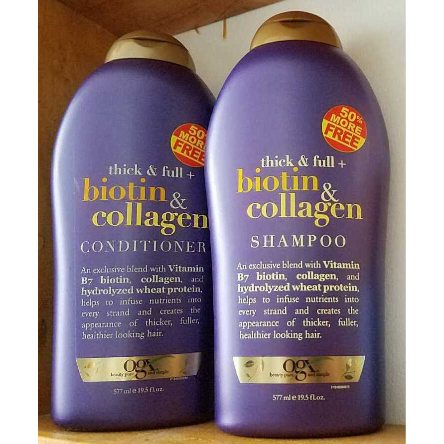 Dầu Gội Biotin Collagen Chống Rụng Tóc Và Mọc Tóc Nhanh, Hương Thơm Dịu, 577ml | BigBuy360 - bigbuy360.vn