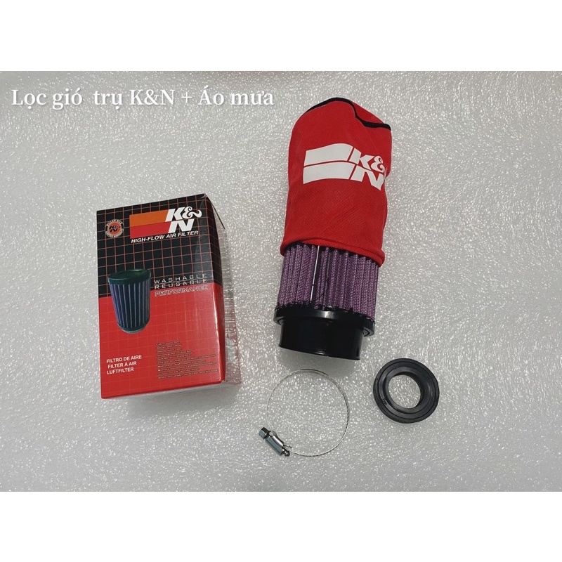 Lọc Gió Trụ K&N+ Áo Mưa