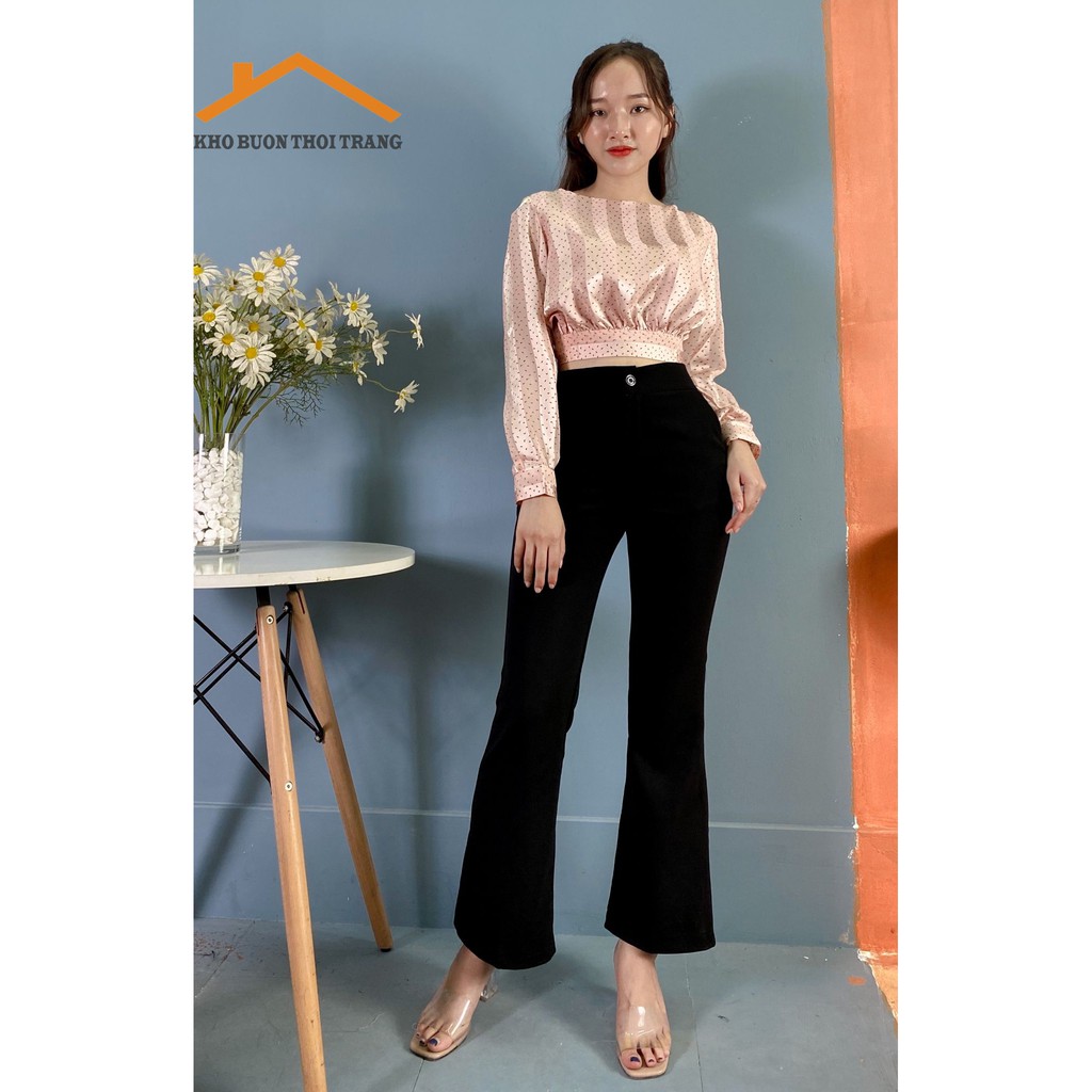 [Mã WASTUP giảm 10% tối đa 30K đơn 99K] [Mặc Là Xinh] Áo croptop Buộc Nơ Sau Voan Lụa | BigBuy360 - bigbuy360.vn