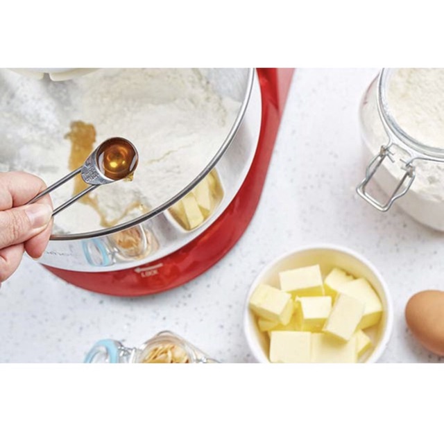 Bộ Thìa Đong Inox 5 Chiếc Đẹp(Đơn vị TSP,ML)