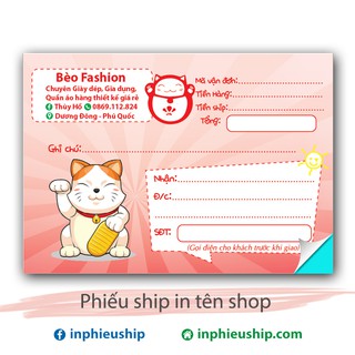 Phiếu giao có keo 400 tờ