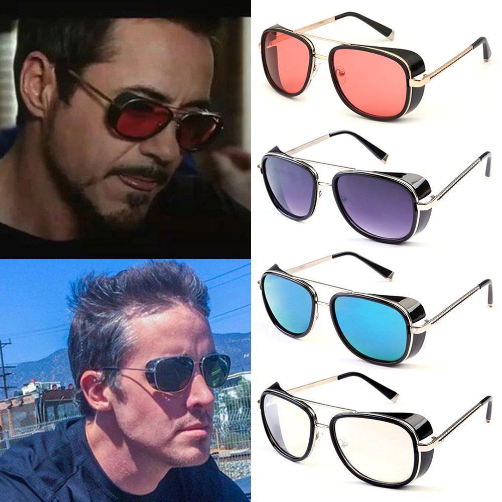 Kính Mát Gọng Vuông Chống Tia UV400 Thời Trang Dành Cho Nam EUCA Iron Man 3