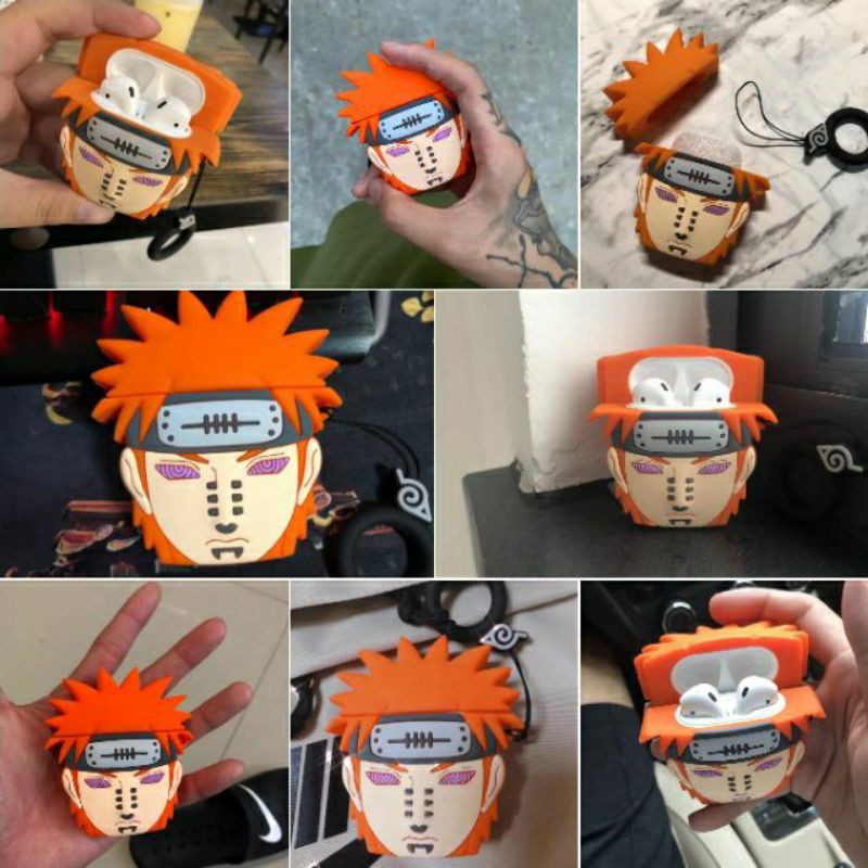 (Order 7 ngày) Case bảo vệ Airpods Pro/1/2/i9s/i11/i12 ninja naruto/ sasuke/ gaara