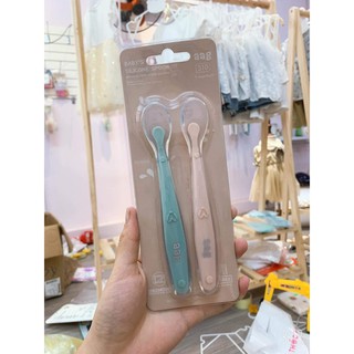 SET 2 Thìa AAG hàn quốc silicon cho bé ăn dặm
