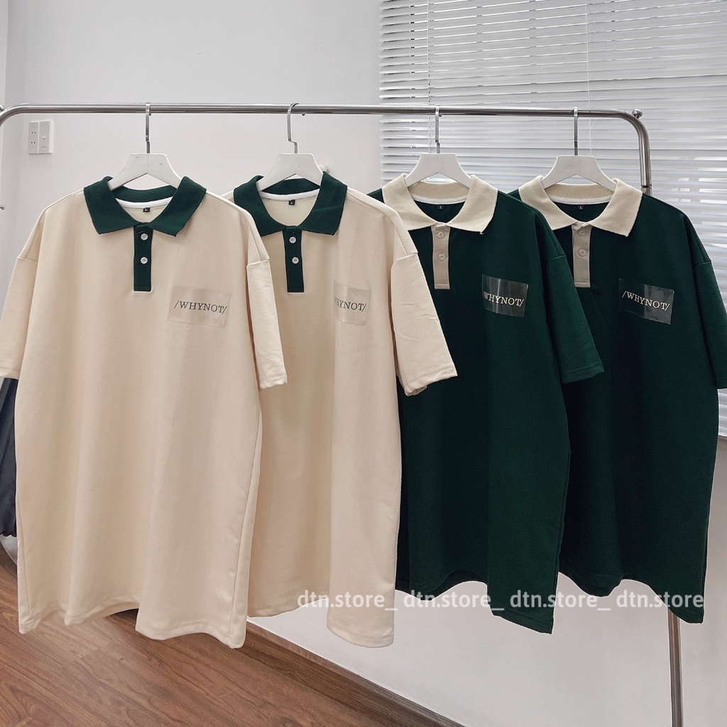 Áo thun Polo vải cotton nam nữ unisex Whynot V3 phong cách Ulzzang – Pamée