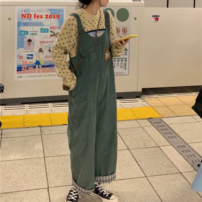 Yếm quần kaki dáng rộng (2 ảnh thật ở cuối) | BigBuy360 - bigbuy360.vn