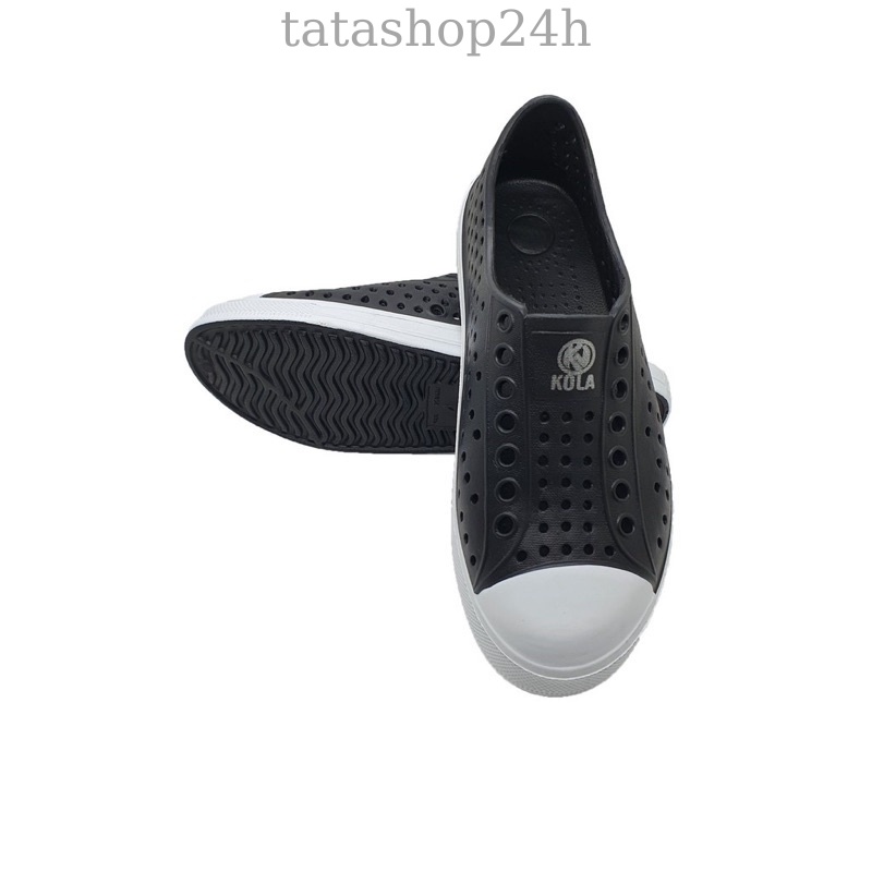 Giày nhựa lỗ nam đi mưa siêu nhẹ siêu mềm tashop24h- GL029