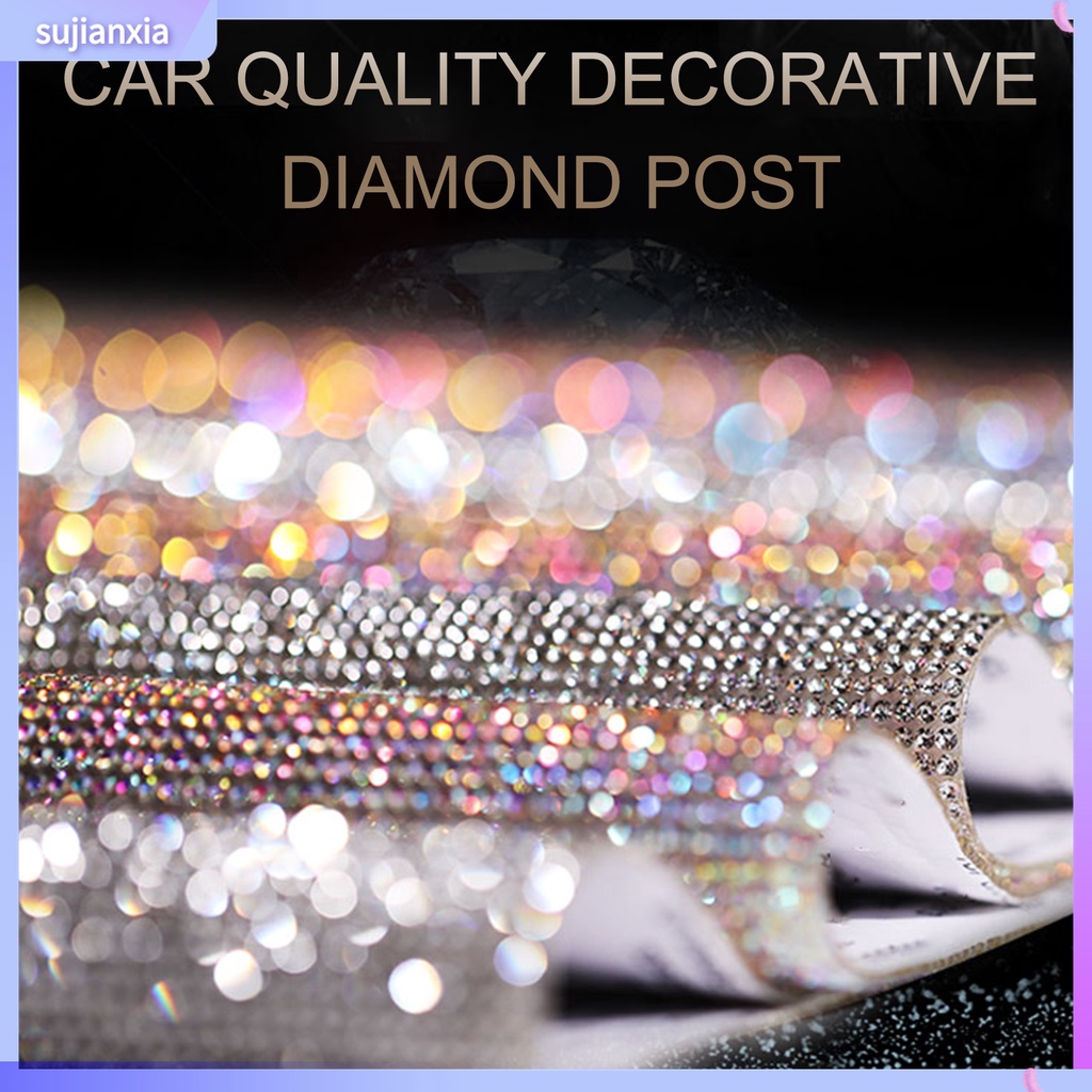 Miếng Dán Trang Trí Xe Hơi / Ván Trượt Đính Đá Lấp Lánh