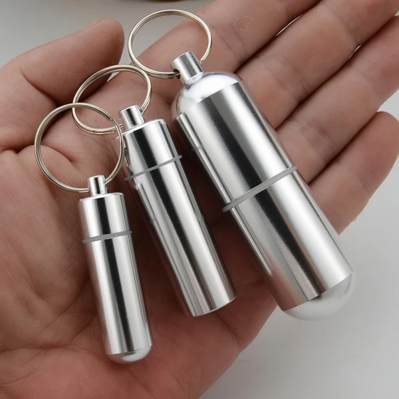 Hộp nhôm đựng thuốc hình viên thuốc 10 kích cỡ tiện lợi