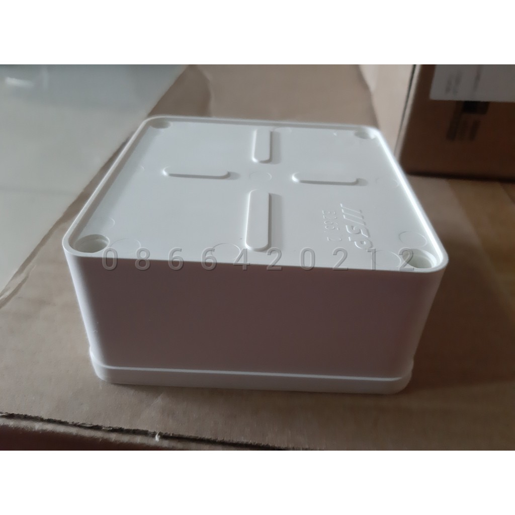 Hộp nối dây tự chống cháy Sino E265/2 11x11x5cm