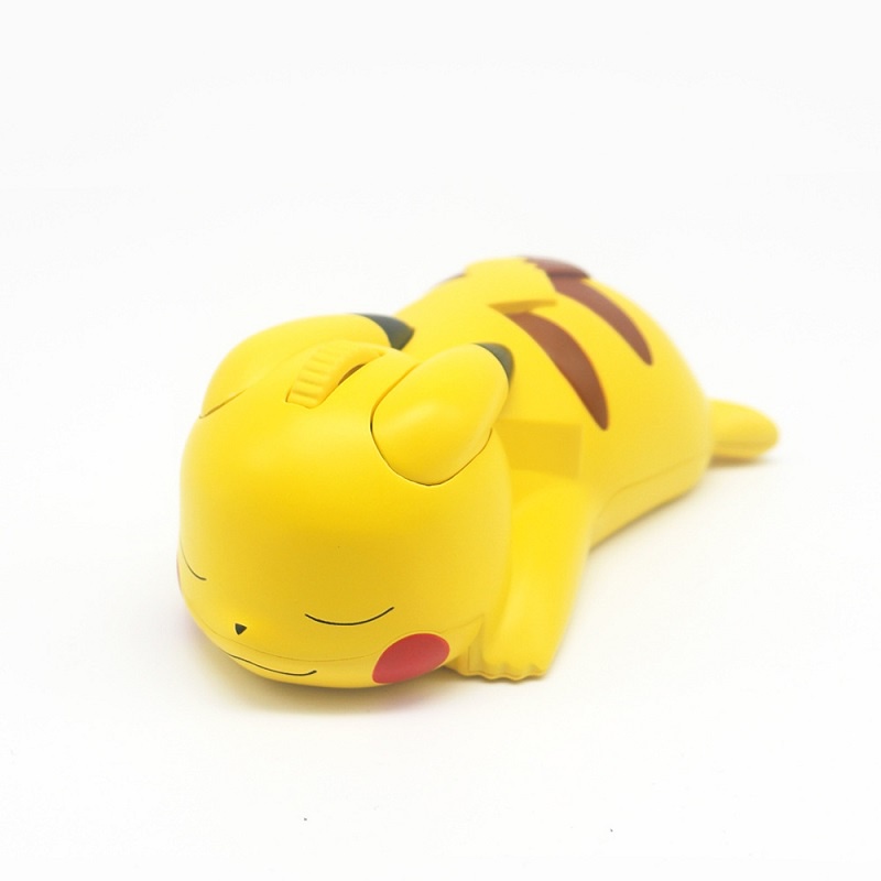 Chuột Máy Tính Bluetooth Không Dây Bluetooth Gaming USB 2.4G 1200 DPI Pokemon Pikachu Silent Mouse Cho Máy Tính Laptop