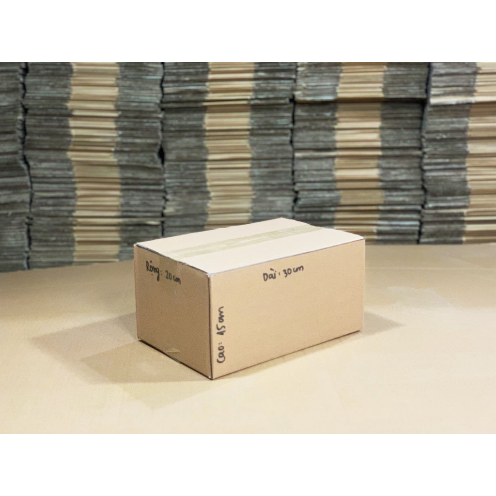 Combo 10 hộp carton 30X20X15 Giá Rẻ Đóng Hàng Mỹ Phẩm,Ba Lô,Đồ chơi,Giày Dép,Quần Áo Cầu Giấy Hà Nội