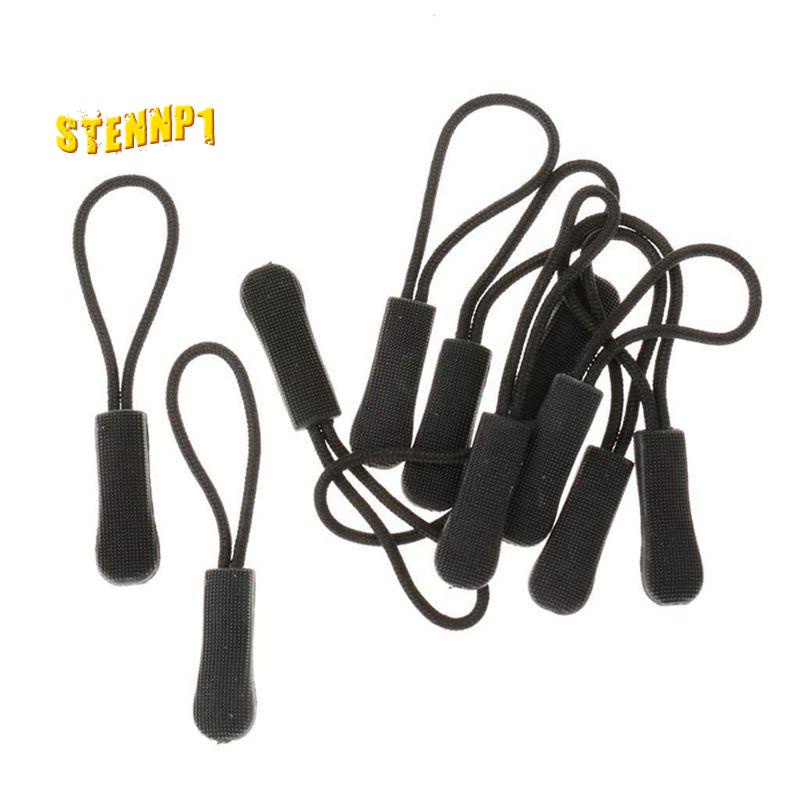 Set 10 Dây Kéo Khóa Kéo Chống Trượt Cho Áo Khoác Đen