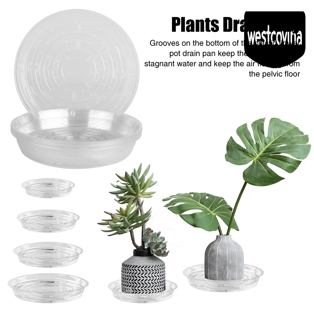 [Hot]☀ Set 10 Khay Lót Chậu Cây Chống Rò Rỉ Tái Sử Dụng Tiện Lợi