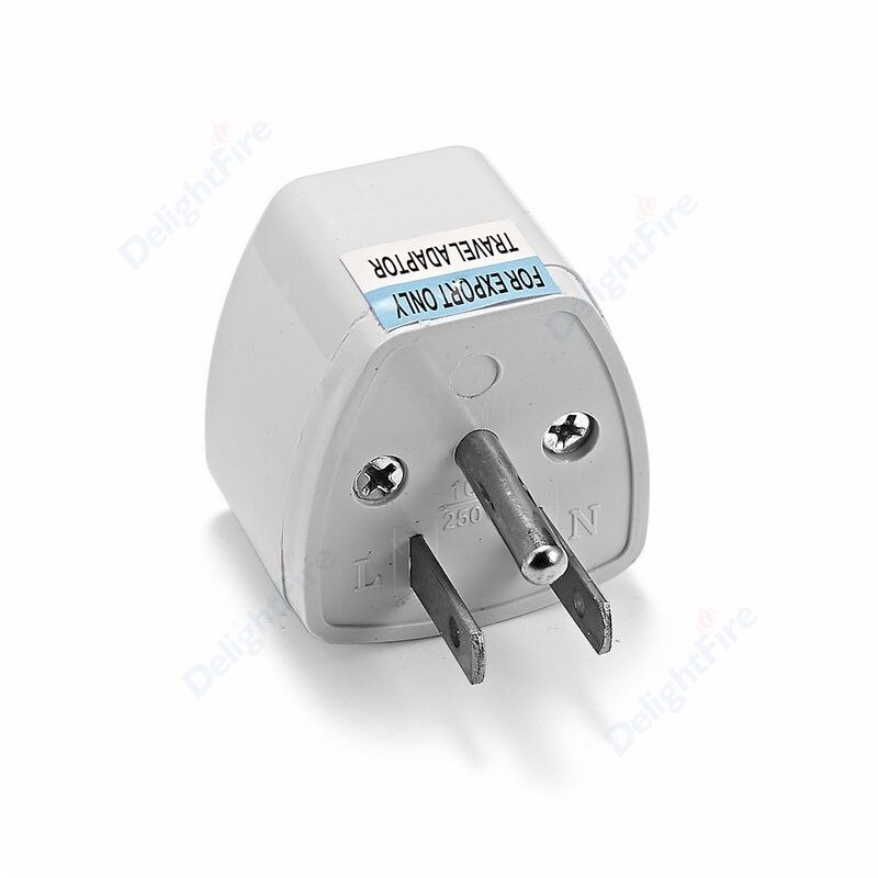 1 cái universal au uk us eu plug adapter us to eu converter black / white australian euro travel adapter ổ cắm điện