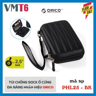 TÚI CHỐNG SỐC DÀNH CHO Ổ CỨNG HDD SSD 2.5 INCH ORICO PHL25 – BK - Nhập khẩu hàng chính hãng!