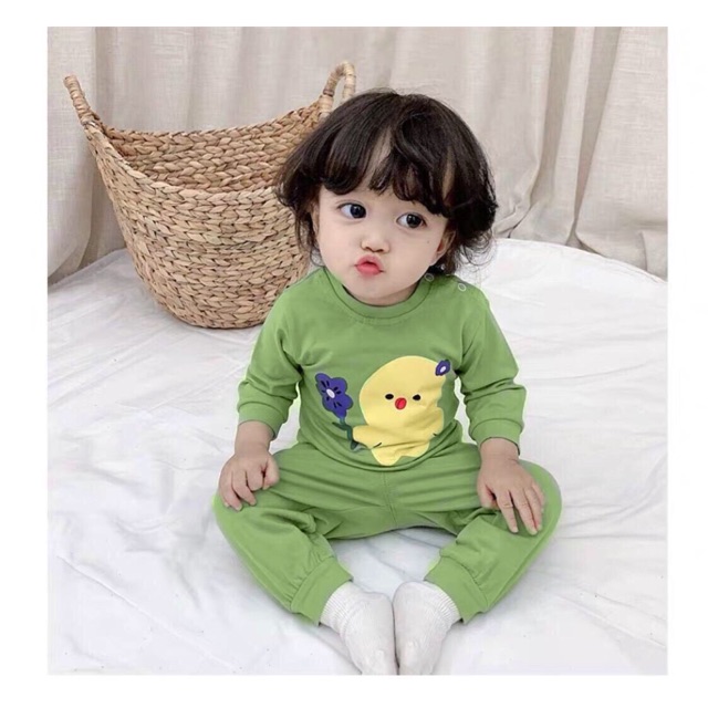 BỘ COTTON DÀI TAY CHO BÉ ❤️