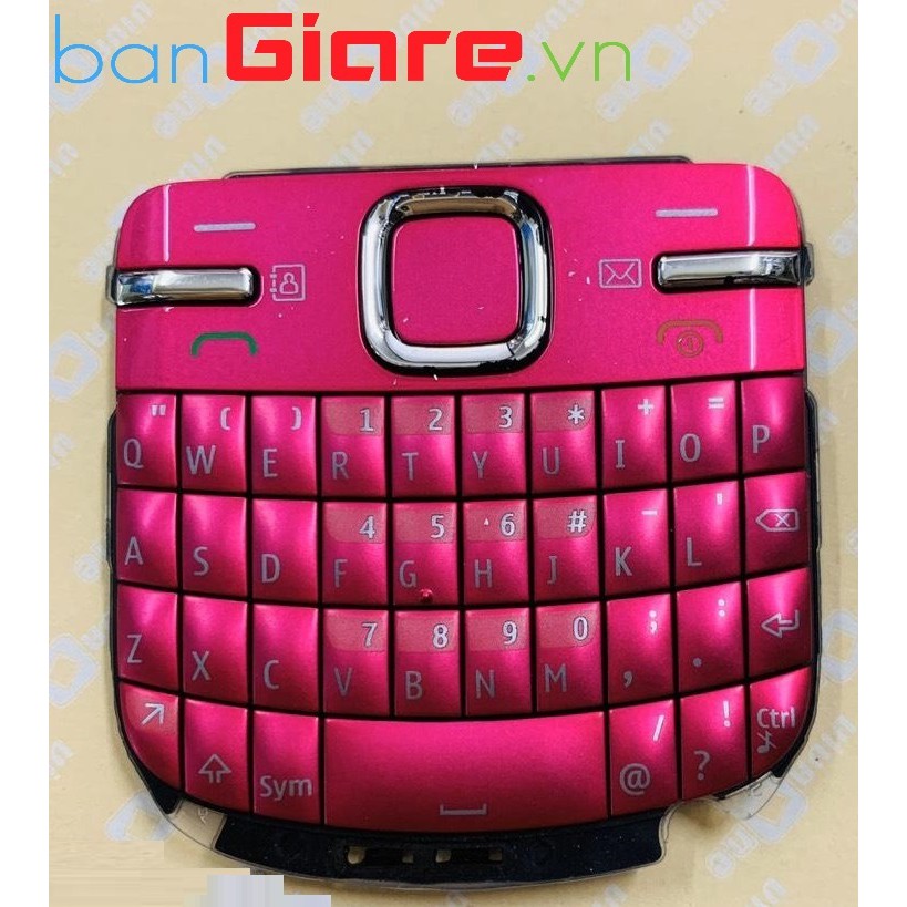 PHÍM NOKIA C3 00 MÀU HỒNG
