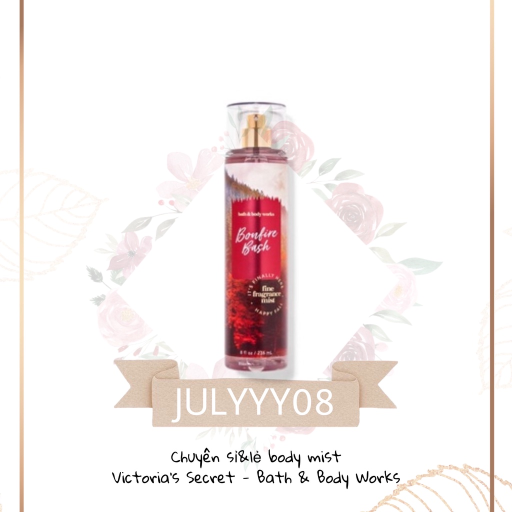 Xịt Thơm Toàn Thân BONFIRE BASH 30ml/50ml/100ml/Fullsize 236ml +jɥȽÿ08+