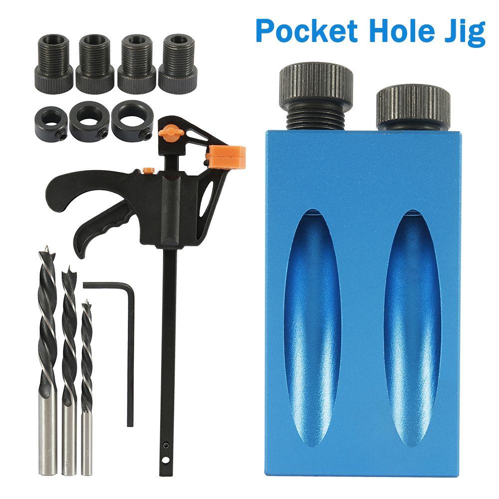 Bộ 15 Lỗ Luân Xa 15Cm Chuyên Dụng Làm Mộc°Dụng Cụ Định Vị Lỗ Khoan Bỏ Túi Tiện Dụng