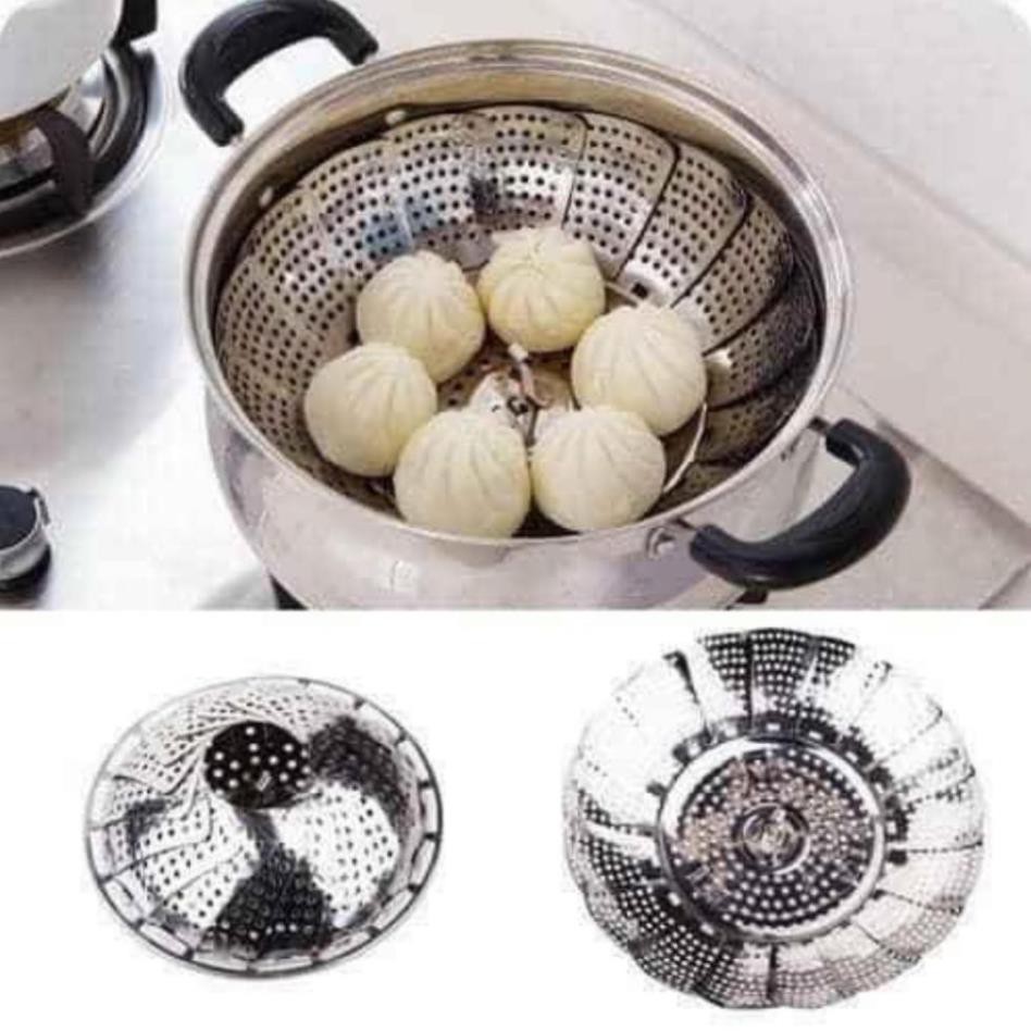 Vỉ Hấp Xòe Inox Tiện Ích