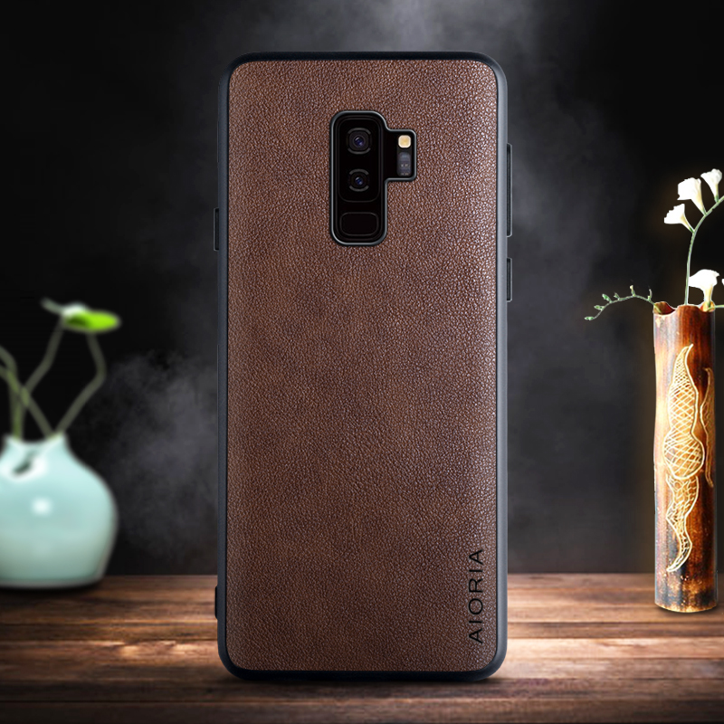 Aio Bao Da Thời Trang Cho Điện Thoại samsung galaxy s9 plus Ốp