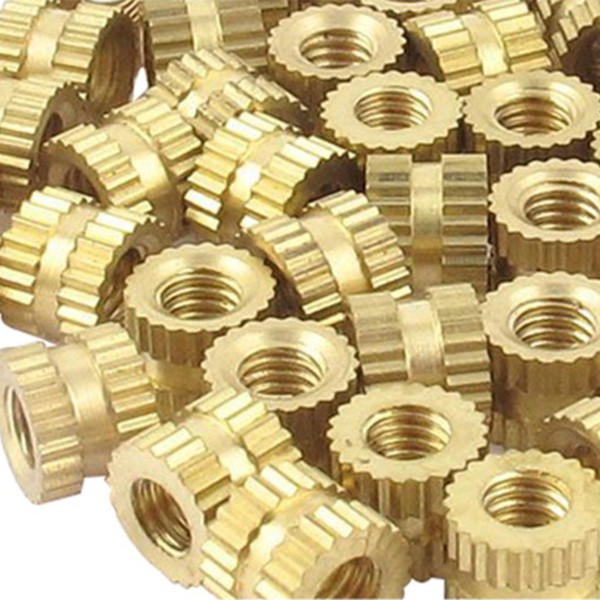 Bộ 100 đai ốc gắn xy lanh M2 x 3mm chất liệu đồng