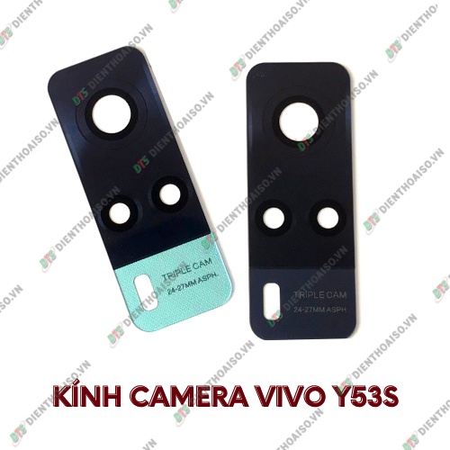 Mặt kính camera vivo y53s có sẵn keo dán