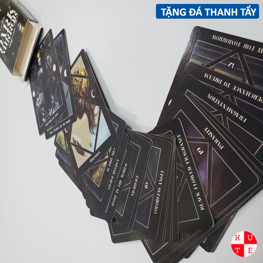 Bài Oracle Dark Mirror 32 Lá Bài Tặng Đá Thanh Tẩy C157