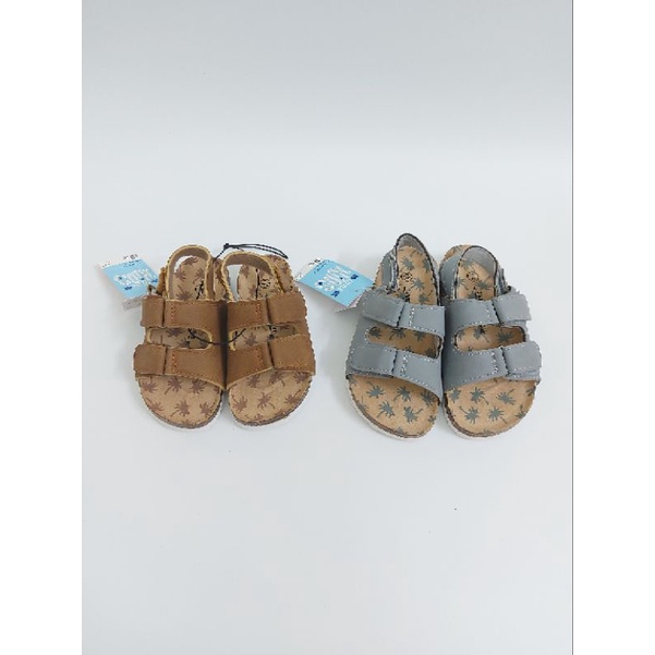 Dép sandals bé trai quai da chính hãng Matalan UK săn sale sz 22-28