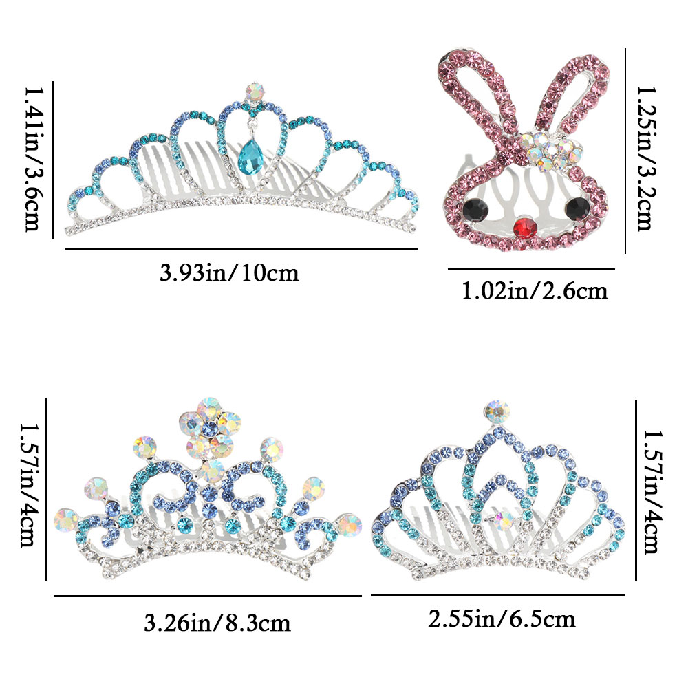 Kẹp Tóc Hình Vương Miện Xinh Xắn Cho Bé Gái