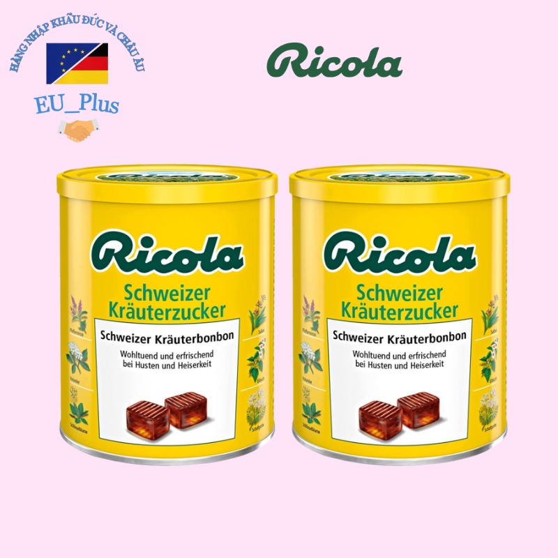 Kẹo ngậm ho thảo mộc Ricola 250g - Đức