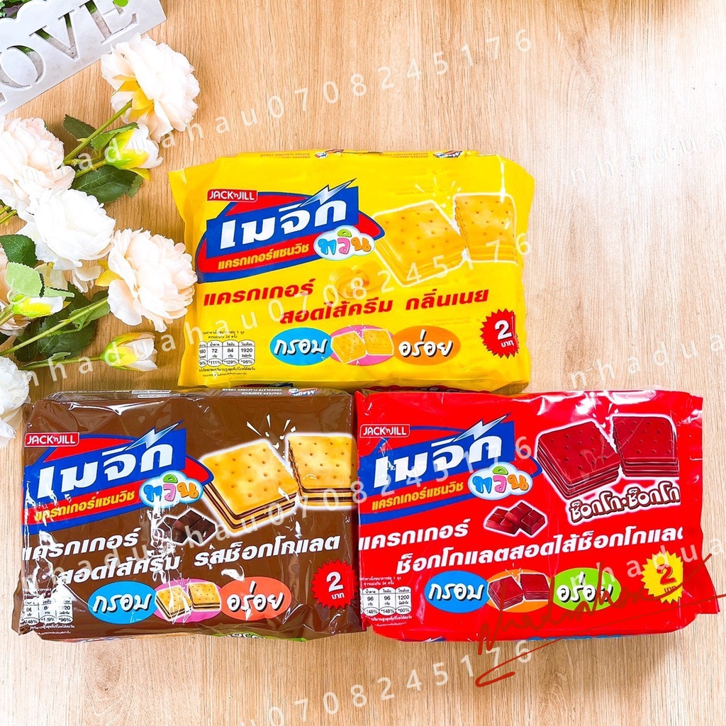 Một gói bánh quy mặn Magic Jack&amp;Jill Thái Lan