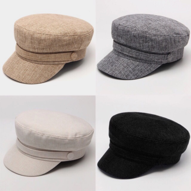 MŨ NỒI BERET HẢI QUÂN BAKER BOY PHONG CÁCH HÀN QUỐC