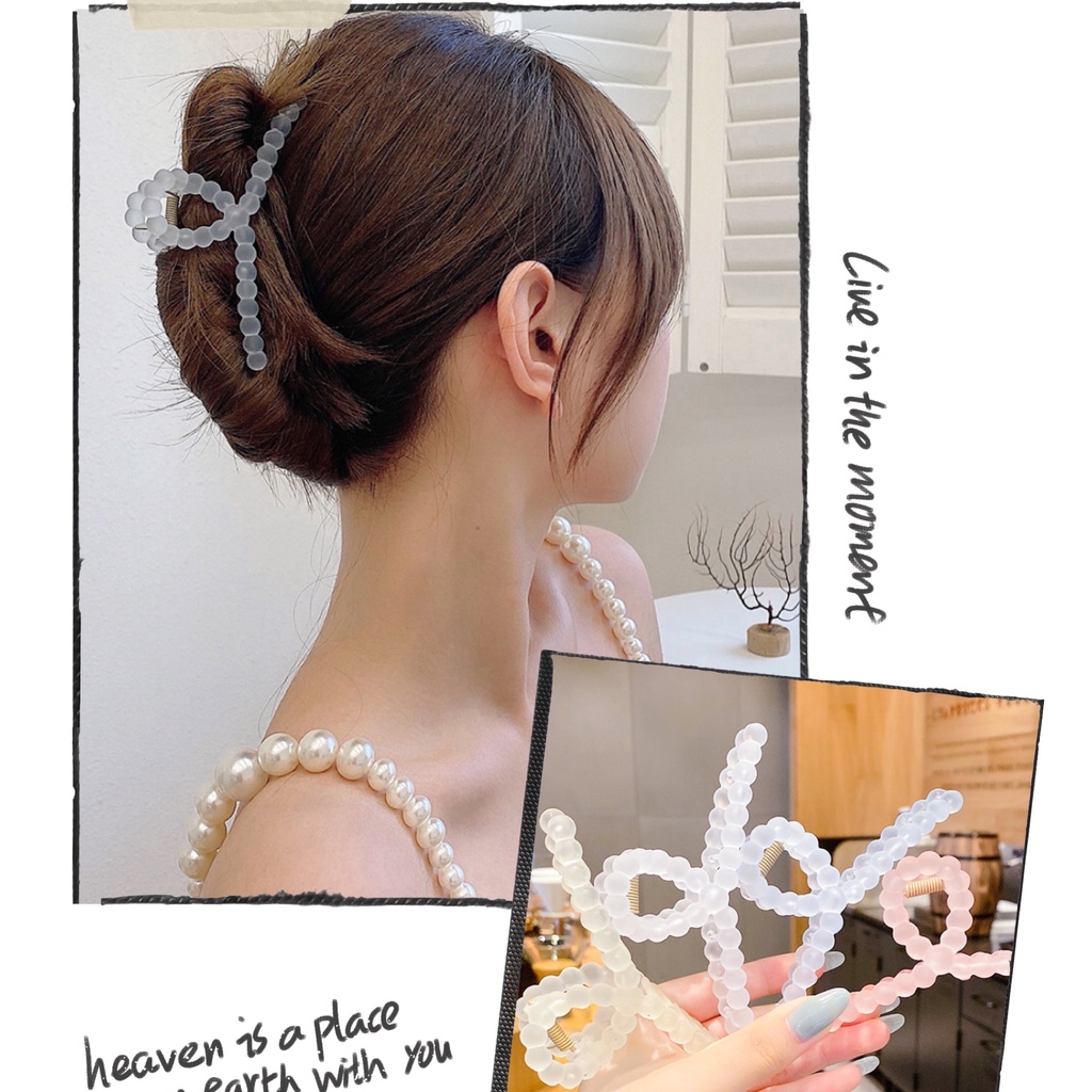 KMHO gấp tóc ins fashion Kẹp tóc thời trang phong cách Hàn Quốc cho nữ kẹp tóc phụ kiện tóc trang sức hàn quốc