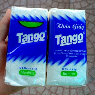 1 gói khăn giấy khô Tango hương bạc hà